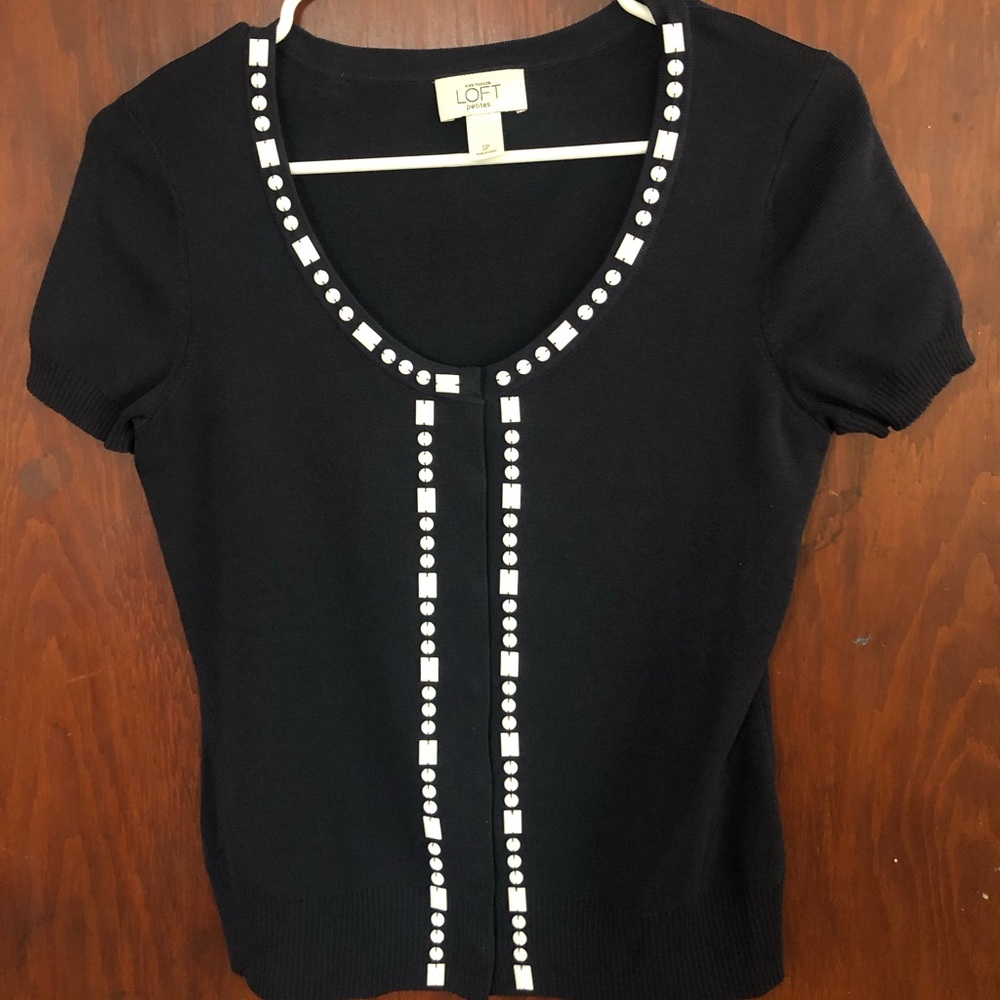 Loft short sleeved cardigan